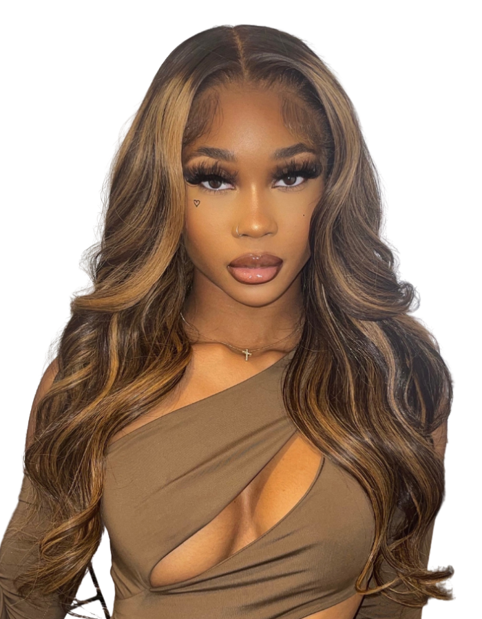 
                
                    Load image into Gallery viewer, Caramel Lights HD Frontal Wig
                
            