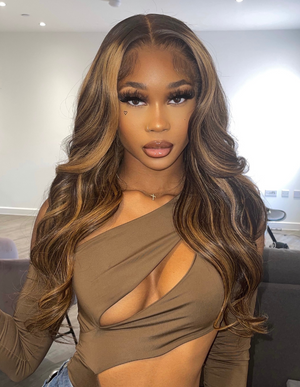 Caramel Lights HD Frontal Wig